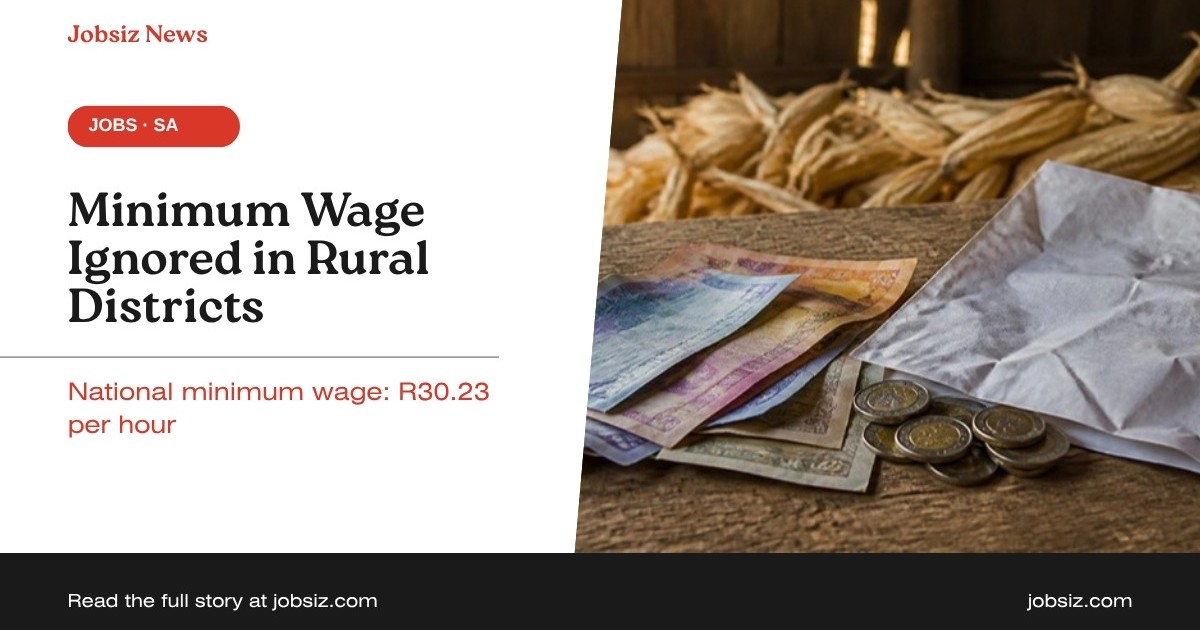 Rural Districts Lead SA Minimum Wage Non-Compliance