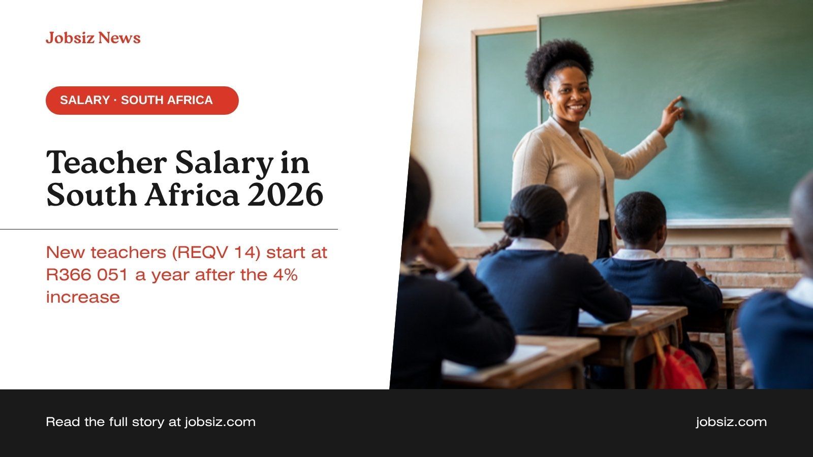 Teacher Salary in South Africa 2026: Pay by Post Level