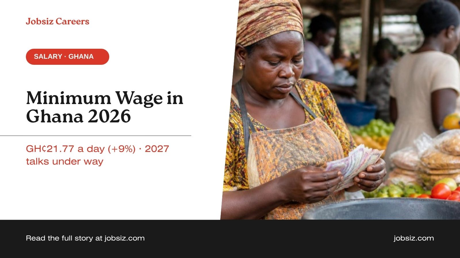 Minimum Wage in Ghana 2026: GH₵21.77 a Day and What Comes Next for 2027