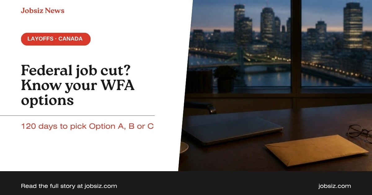 Workforce Adjustment Options for Federal Public Servants