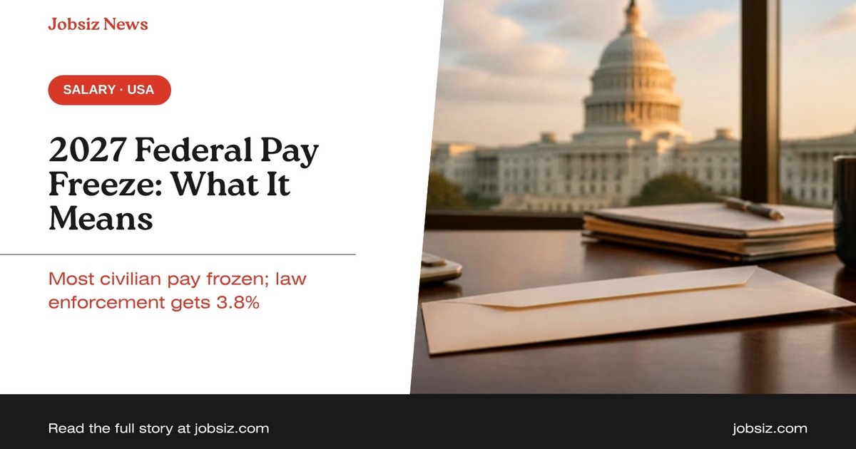 Federal Pay Raise 2027: Pay Freeze, 3.8% LEO Raise Explained