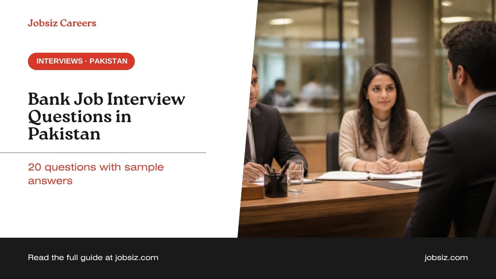 Bank Job Interview Questions in Pakistan (With Sample Answers)