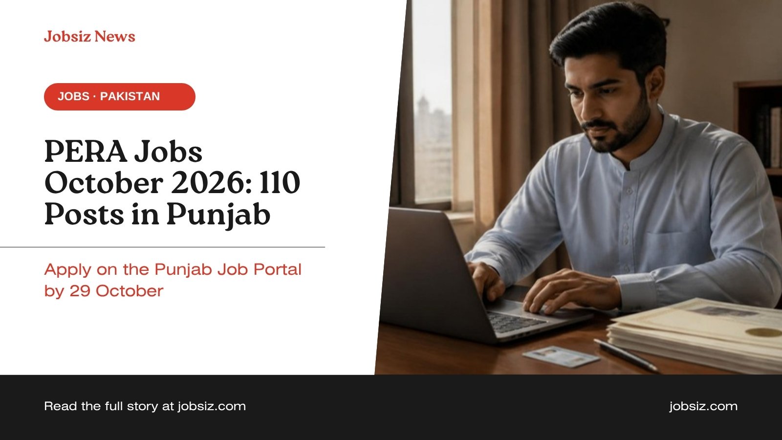 PERA Jobs October 2026: 110 Posts, Apply by 29 October