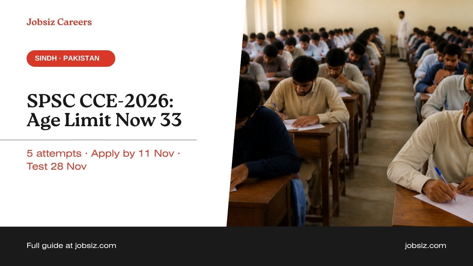 SPSC CCE-2026: Age Limit Raised to 33, Apply by 11 November