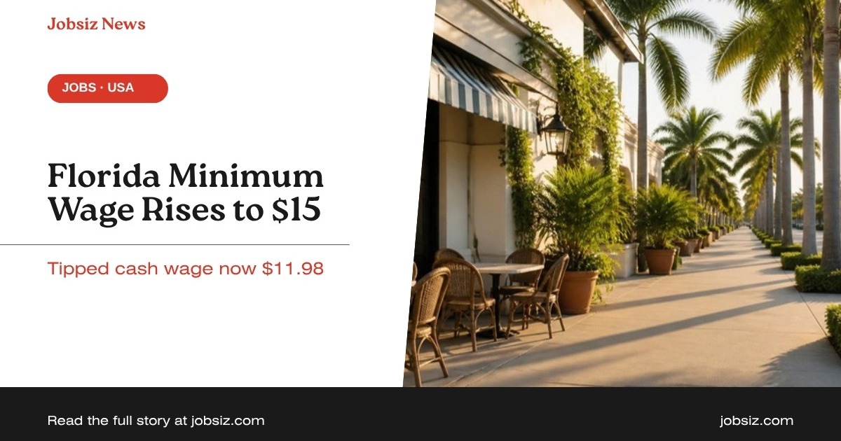 Florida Minimum Wage Rises to $15 an Hour: What Changes