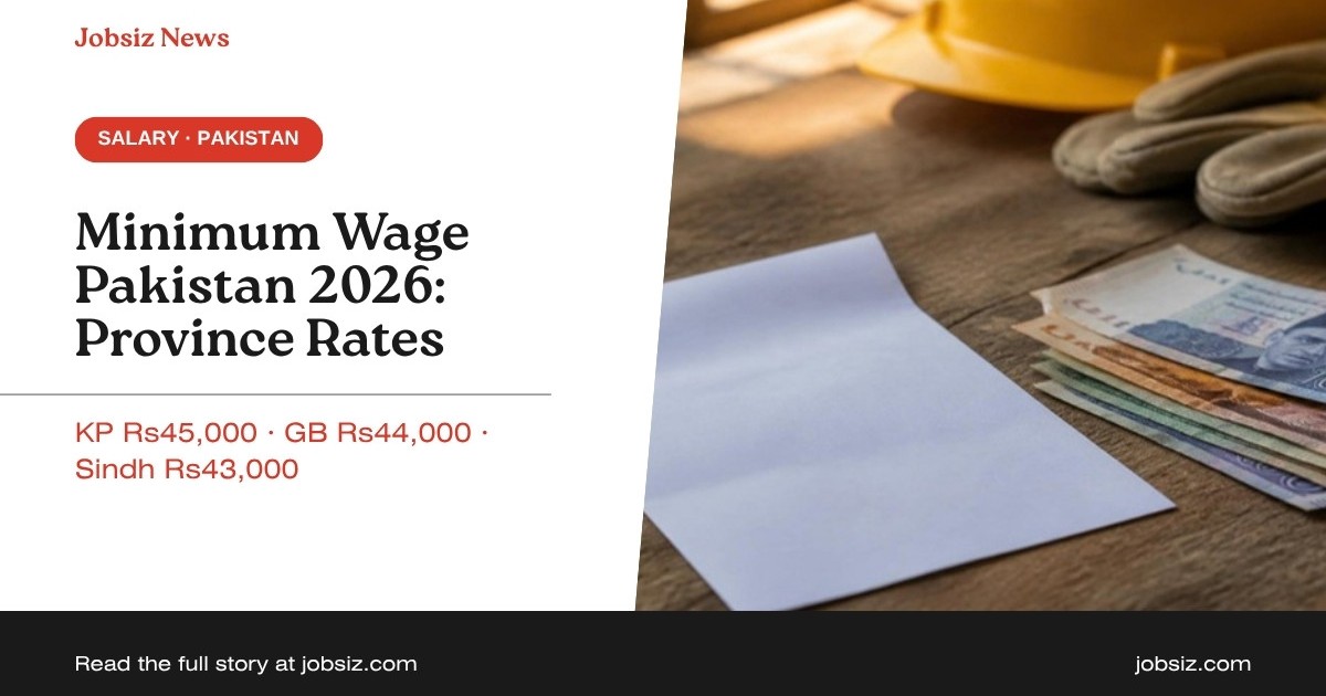 Minimum Wage Pakistan 2026: Rates by Province Explained