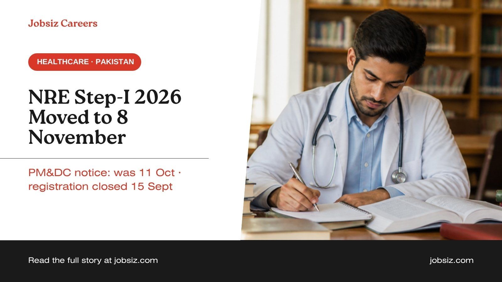 NRE Step-I 2026 New Date: PMDC Moves Exam to 8 November