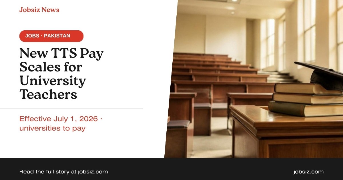 HEC Notifies New TTS Pay Scales for University Teachers