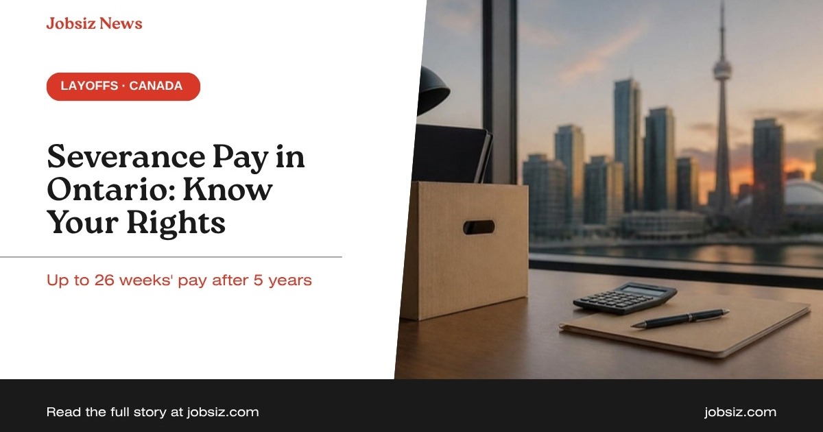 Severance Pay Ontario: Who Qualifies and How Much You Get