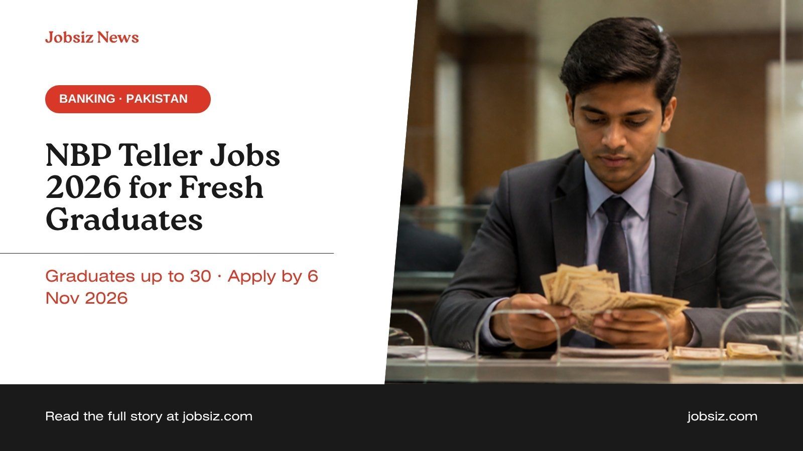 NBP Teller Jobs 2026: Eligibility, Locations & How to Apply