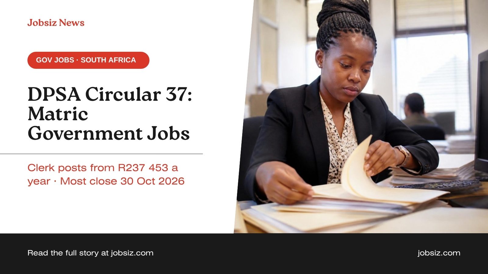 DPSA Circular 37 of 2026: Matric and Entry-Level Government Jobs